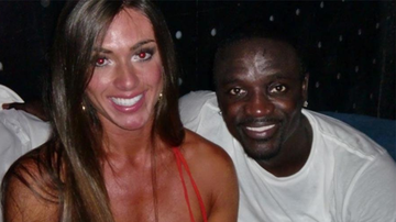 Nicole Bahls e Akon Imagem: Divulgação