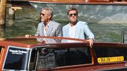 George Clooney and Brad Pitt arrive at the Venice International Film Festival - (Photo by Dave Benett/Getty Images for Apple TV+)