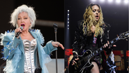 Cyndi Lauper e Madonna (Imagem: Joseph Okpako/WireImage e Kevin Mazur/WireImage for Live Nation)