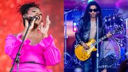 Liniker e Lenny Kravitz (Fotos: Getty Images)