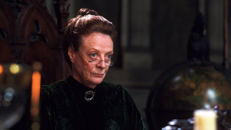 Maggie Smith como Minerva McGonagall em Harry Potter (Foto: Divulgação)