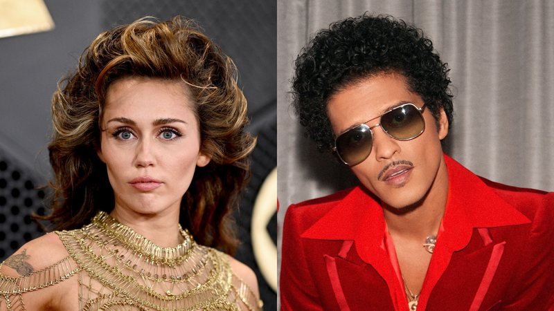 Miley Cyrus (Foto: Lionel Hahn/Getty Images) | Bruno Mars (Foto: John Esparza via Getty Images)