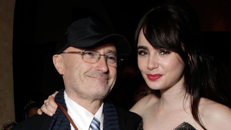 Phil e Lily Collins (Foto: Todd Williamson/Getty Images For Relativity Media)