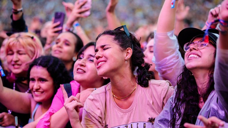 Plateia no Lollapalooza Brasil 2024 (Foto:  Mauricio Santana/Getty Images)