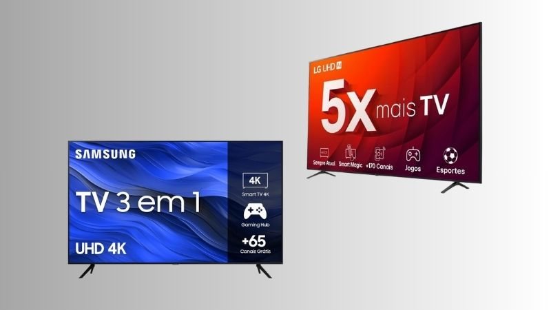 De marcas como LG e Samsung, reunimos algumas opções de Smart TV em oferta durante a promoção da Amazon - Créditos: Reprodução/Amazon