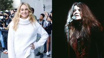 Shailene Woodley (Foto: Taylor Hill/Getty Images) e Janis Joplin (Foto: Julie Snow/Michael Ochs Archives/Getty Images)