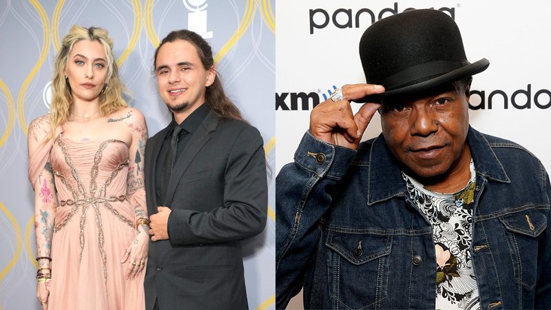 Paris e Prince Jackson (Foto: Kevin Mazur/Getty Images for Tony Awards Productions) e Tito Jackson (Foto: Dominik Bindl/Getty Images)