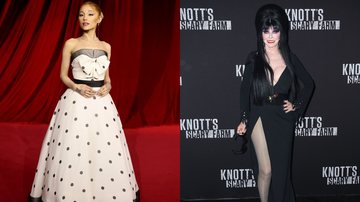 Ariana Grande e Elvira (Fotos: Getty Images)