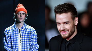 Justin Bieber e Liam Payne (Foto: Kevin Mazur/AMA2020/Getty Images e  Gareth Cattermole/Getty Images)