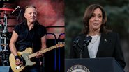 Bruce Springsteen (Foto: Sergione Infuso/Corbis via Getty Images) e Kamala Harris (Foto: Jim Vondruska/Getty Images)