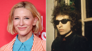 Cate Blanchett e Bob Dylan (Foto: Tristan Fewings/Getty Images for BFI e Blank Archives/Getty Images)