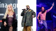 Christina Aguilera, Sean Paul e Steve Aoki (Fotos: Getty Images)