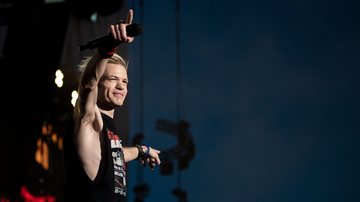 Deryck Whibley, vocalista, guitarrista e compositor do Sum 41 (Foto: Pedro Gomes/Redferns)