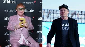 Elton John (Foto: Dave Benett/Getty Images) e Elon Musk (Foto: Jabin Botsford/The Washington Post via Getty Images)