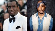 Sean Combs (esquerda), Tupac Shakur (direita) Gareth Cattermole/Getty Images; Raymond Boyd/Getty Images