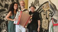 Carolina Albuquerque, Daniel Gonzaga e Reginaldo Silva em Gonzagueanos (Foto: Divulgação)