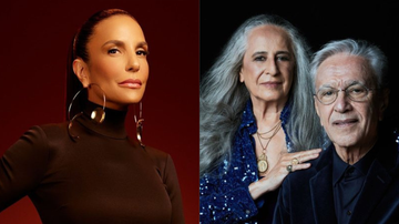 Caetano Veloso, Maria Bethânia, Ivete Sangalo e Anitta estarão em Réveillon no Rio