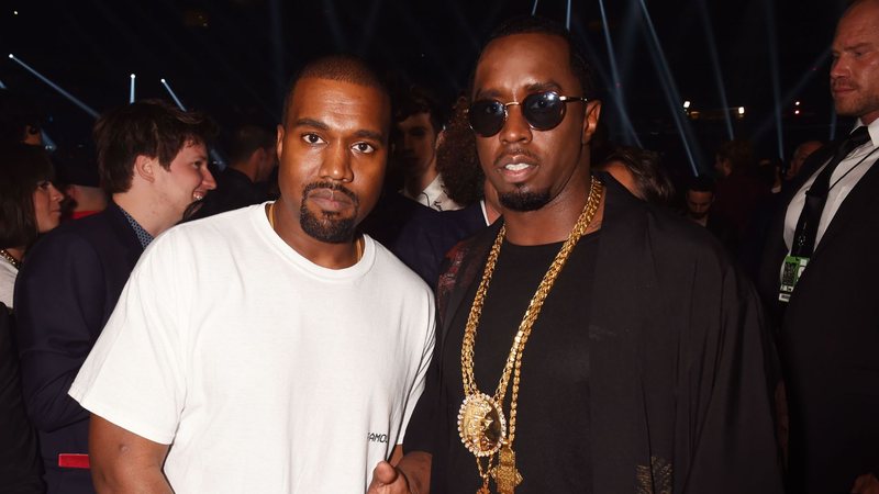 Kanye West e Sean 'Diddy' Combs em 2016 (Foto: Jeff Kravitz/FilmMagic)