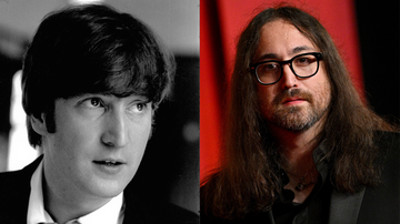 John Lennon e Sean Ono Lennon (Foto: Max Scheler - K & K/Redferns e Lionel Hahn/Getty Images)