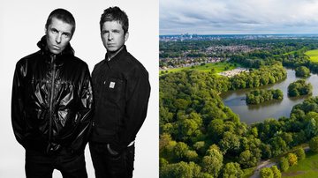 Liam e Noel Gallagher (Foto: Reprodução/Instagram) | Heaton Park (Foto: Getty Images)