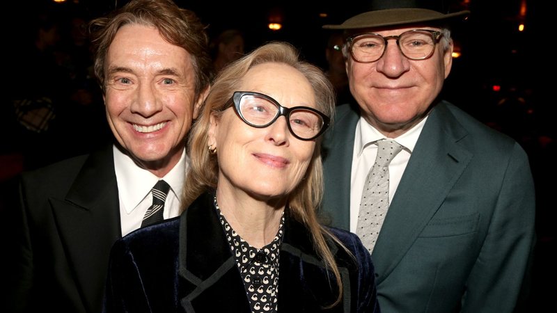 Martin Short, Meryl Streep e Steve Martin (Foto: Bruce Glikas/WireImage)