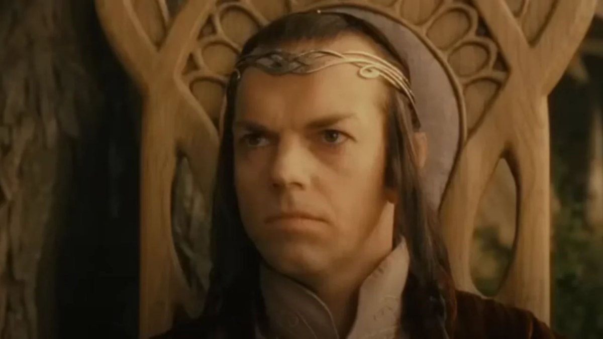 Hugo Weaving como Elrond em O Senhor dos Anéis (Foto: Reprodução/Warner Bros. Entertainment)