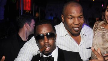 Sean 'Diddy' Combs e Mike Tyson em 2008 (Foto: Stephane Cardinale/Corbis via Getty Images)