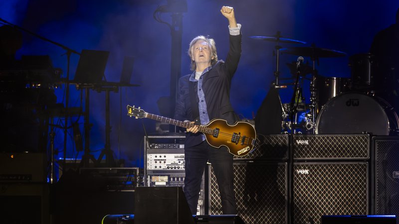 Paul McCartney em primeiro show da turnê Got Back em São Paulo em 2024 (Crédito: Marcos Hermes/Divulgação)