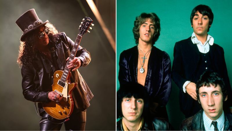 Slash e The Who (Foto: Kevin Mazur/Getty Images e King Collection/Avalon/Getty Images)