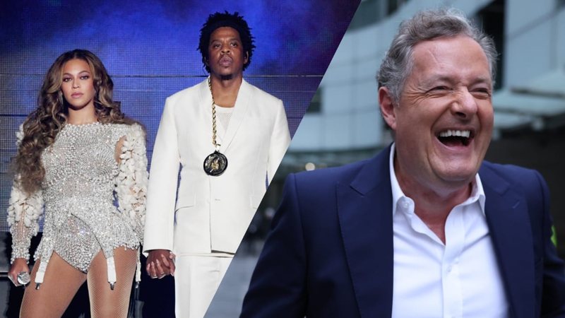 Beyoncé, Jay-Z e Piers Morgan (Getty Images)