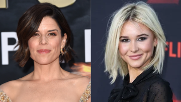 Da esquerda para a direita: Neve Campbell e Isabel May (Fotos: Getty Images)