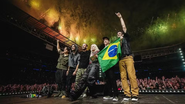 Linkin Park encerra primeira apresentação no Brasil em 2024 — Foto: Reprodução/Instagram/linkinpark