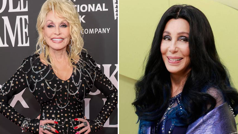 Dolly Parton e Cher (Fotos: Christopher Polk | ANDREA RENAULT)