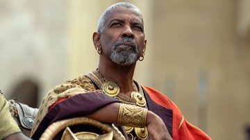 Denzel Washington deu 'beijão na boca de outro cara", mas cena foi cortada de Gladiador 2 - Divulgação/Paramount Pictures