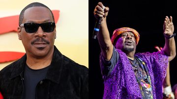 Eddie Murphy e George Clinton (Fotos: Getty Images)