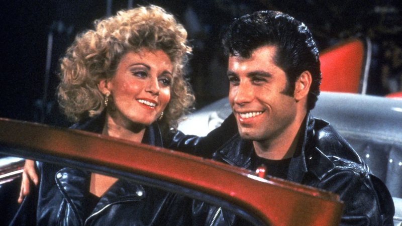 Olivia Newton-John e John Travolta em Grease (Imagem: Everett Collection)