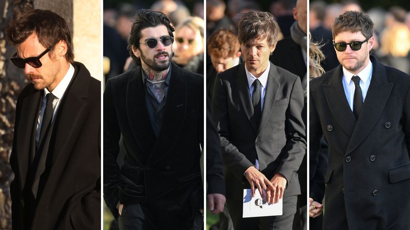 Liam Payne: Harry Styles, Zayn Malik, Louis Tomlinson e Niall Horan se despedem do ex\u002DOne Direction em funeral