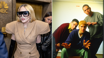 Madonna e Beastie Boys (Imagem: Gilbert Carrasquillo/GC Images e Gie Knaeps/Getty Images)