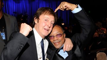 Paul McCartney e Quincy Jones (Foto: Kevin Mazur/WireImage)