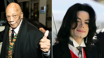 Quincy Jones e Michael Jackson (Foto: Greg Doherty/Getty Images e Justin Sullivan/Getty Images)