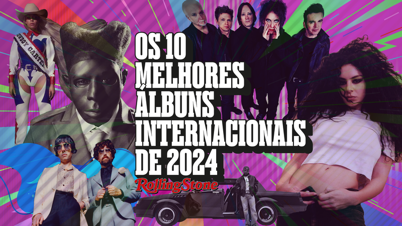 Os melhores álbuns internacionais de 2024, segundo a Rolling Stone (Arte: Felipe Fiuza)