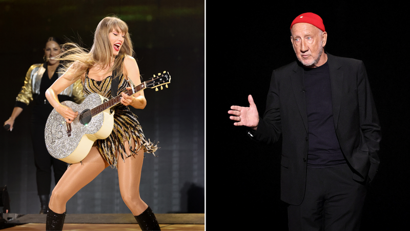 Taylor Swift e Pete Townshend (Foto: Kevin Mazur/TAS24/Getty Images e Theo Wargo/Getty Images)