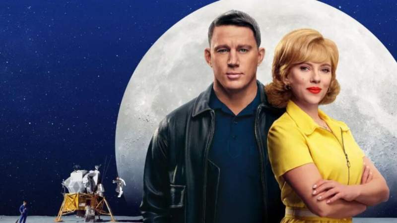 Channing Tatum e Scarlett Johansson estrelam o filme “Como Vender a Lua”| Foto: Sony Pictures/Divulgação