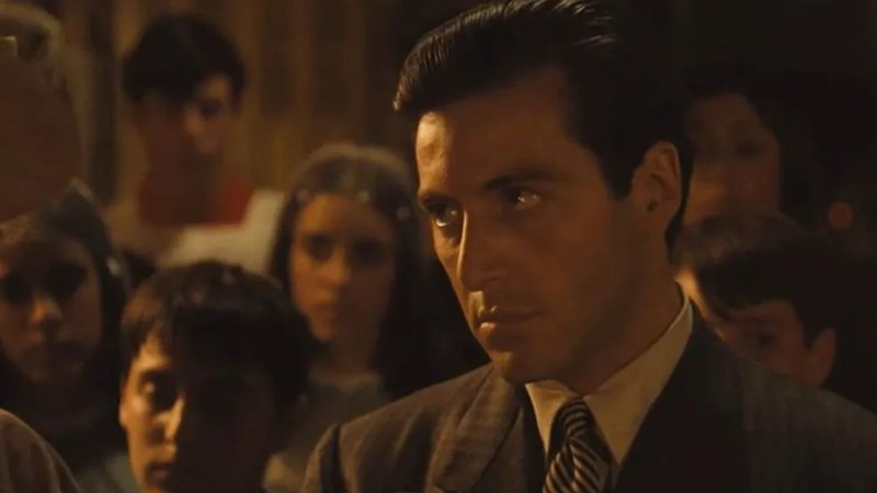 Al Pacino como Michael Corleone em O Poderoso Chefão (Imagem: Reprodução)