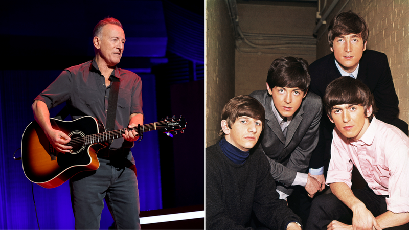 Bruce Springsteen e Beatles (Foto: Jamie McCarthy/Getty Images e Bettmann/Getty Images)