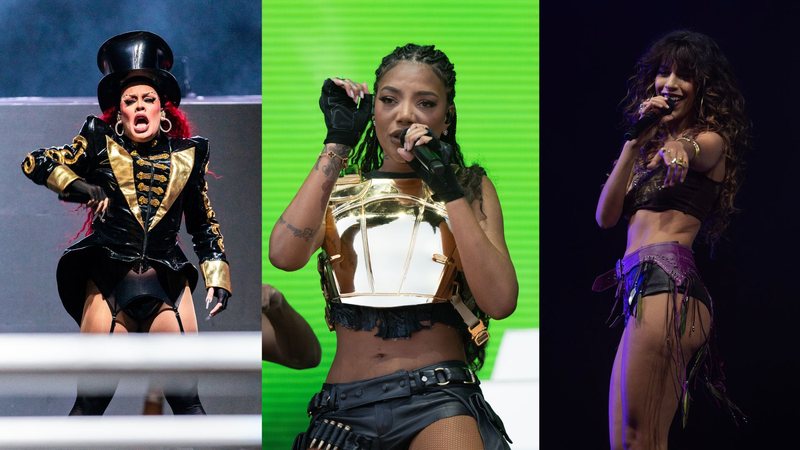 Gloria Groove, Ludmilla e Marina Sena (Fotos: Getty Images)