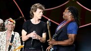 Keith Richards, Mick Jagger e Darryl Jones, dos Rolling Stones (Foto: Gary Miller/FilmMagic)