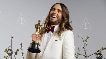 Jared Leto na cerimônia do Oscar de 2014 (Foto: Jason LaVeris/WireImage)