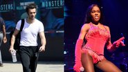 Matty Healy, do The 1975 (Foto: MEGA/GC Images) e Azealia Banks (Foto: Tim Mosenfelder/Getty Images)