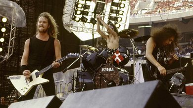 Metallica na turnê Monsters of Rock em 1988 (Foto: Michael Ochs Archives / Getty Images)